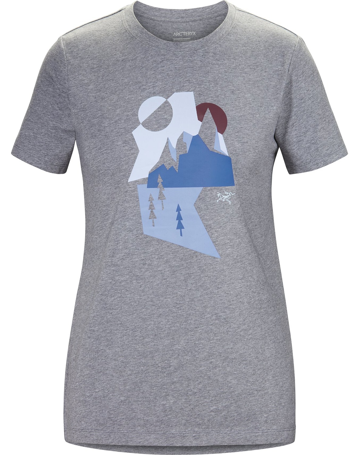 T-shirt Arc'teryx Paper Peaks Donna Grigie - IT-3357635